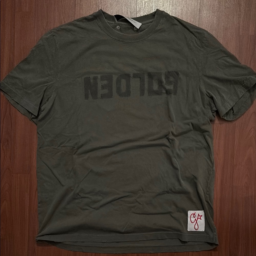 Golden Goose Olive Green Short Sleeve Tee